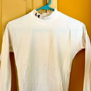 White Under Armour long sleeve